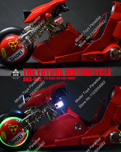 Akira: ACE TOYZ ANS-001 1/15 Scale Male Soldier  Future Motorcycle Combat Vehicle Driver Model Accessories Fit  Action Figure