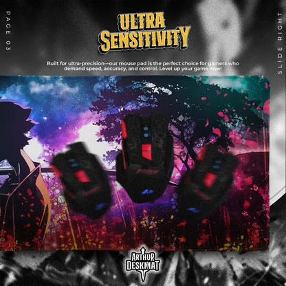 Samurai Champloo: Mugen Mouse Pad - Anime Sword Style Desk Mat, Retro Samurai Gaming Mousepad, Otaku Gift Decor