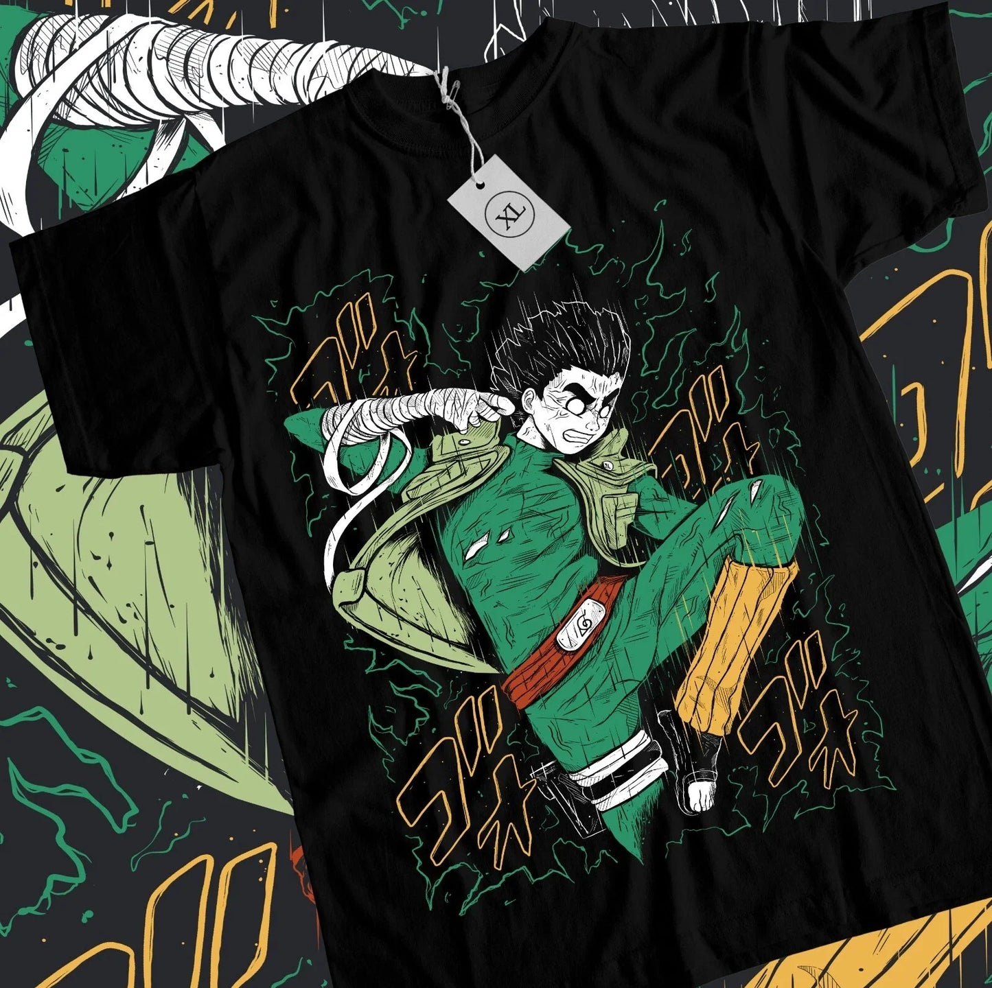 Naruto: Uzumaki Sasuke Anime Printed T-shirt Summer Men's Pure Cotton Neutral Casual Family Set Short Sleeved T-shirt