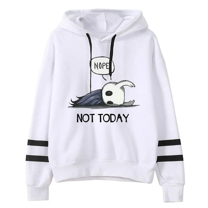 Hollow Knight: Nope Not Today Hoodie Vintage 90s Merch Pullover Merch Tracksuit Hoodie Sweatshirt Fashion Pullover