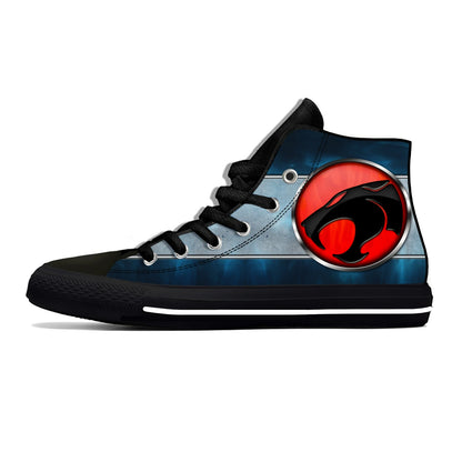 Thundercats: Anime Cartoon Manga Fashion Board Shoes High Top Lightweight Casual Shoes  Breathable Men Women Summer Sneakers