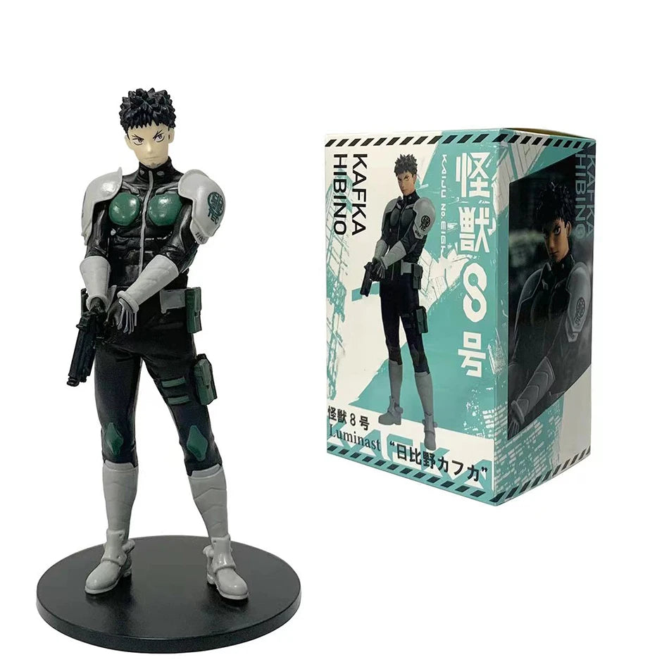 Kaiju No. 8 -  Amine  Figure Kafka Hibino Mina Ashiro Skeleton Creative PVC Model Toys Kids Action Statue Doll Gifts