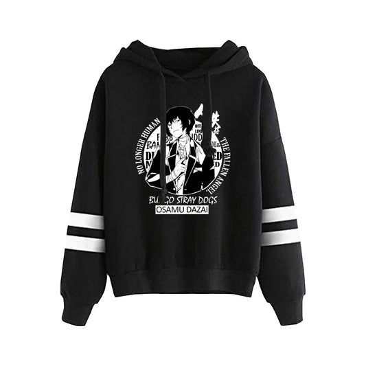 Bungo Stray Dogs: Hoodie Unisex Pocketless Sleeve Sweatshirt Men Women's Hoodie Harajuku Streetwear Japanese Manga