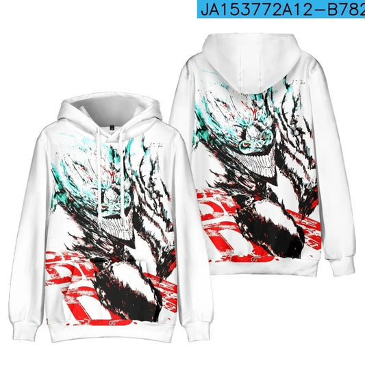 Dandadan: Okarun hooded drawstring pocket sweatshirt men/women harajuku Pullovers Vintage 90s Fashion