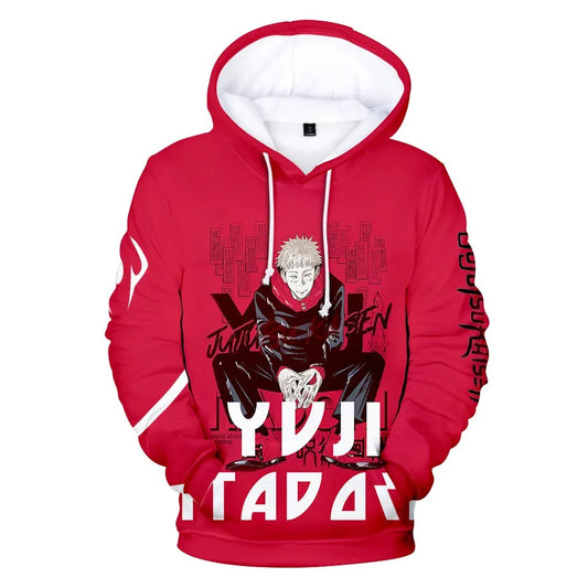 Jujutsu Kaisen: Itadori Yuji Fushiguro Megumi Satoru Ryomen Sukuna Hoodie Pullover Sweatshirt Anime Cosplay Jacket Coat Adult Youth