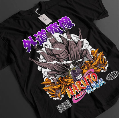 Naruto: Uzumaki Sasuke Anime Printed T-shirt Summer Men's Pure Cotton Neutral Casual Family Set Short Sleeved T-shirt