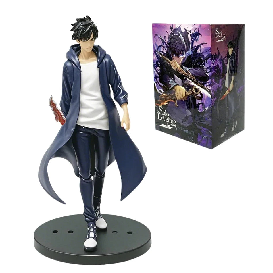 Solo Leveling: Figure -Sung Jinwoo Action Figure 21cm PVC Collect Model Figure Display Anime Merchandise In Stock