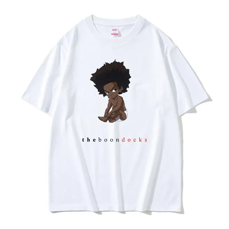 The Boondocks: Graphic Tshirt Funny Men Women Cosplay Rapper The Notorious Big Ready To Die Print T-shirts Biggie Smalls T Shirt
