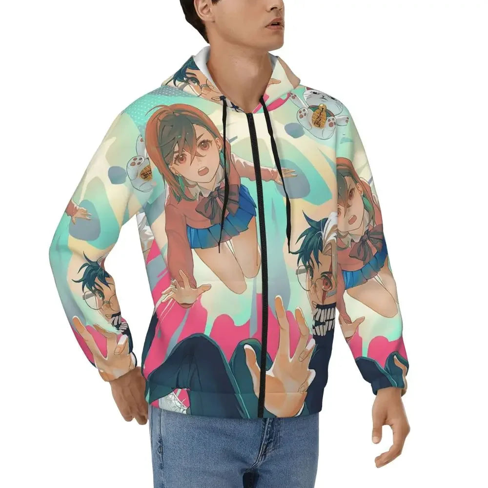 Dandadan: Zipper Hoodies Hip Hop Pullover Autumn Winter Men Women Sweatshirts Long Sleeve Tops