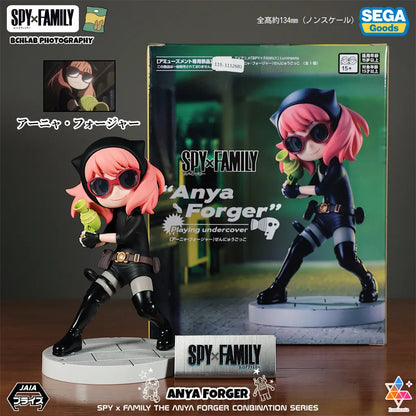 Spy x Family: Official SEGA Toy PM Series CODE White Movie Winter Outfit Statue Model Anya Yor Loid Forger Figure Anime Collectible