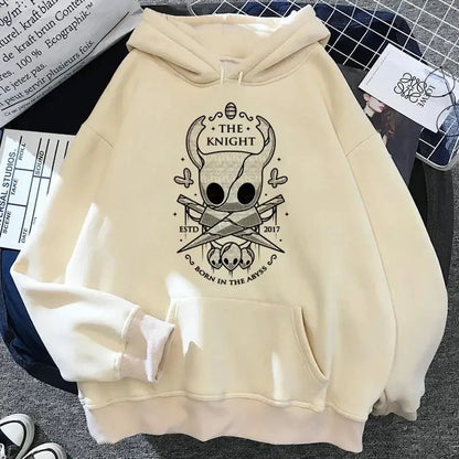Hollow Knight: Hoodies Men Korea Ulzzang Grunge Y2k Aesthetic Fmale Autumn and Winter Pullover Hoddies Streetwear Graphic