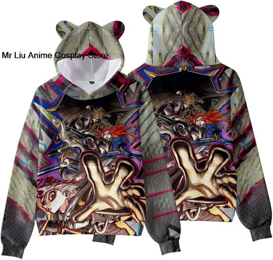 Gachiakuta: Hoodie Sweatshirt Sweater Costume Clothing Pullover Hooded with Ear Hat