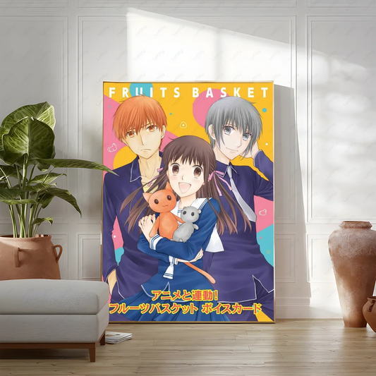 Fruits Basket: Sweet Poster Sticky Wall Art Printing Waterproof Home Living Bed Room Bar Hallway Aesthetic Decor