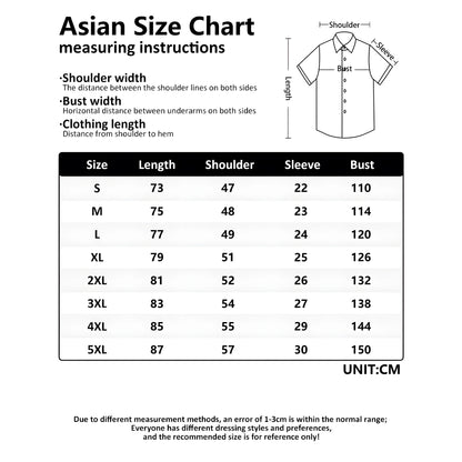 Attack on Titan: Casual Short Sleeve Shirt Loose Unisex Button Print Pattern Top