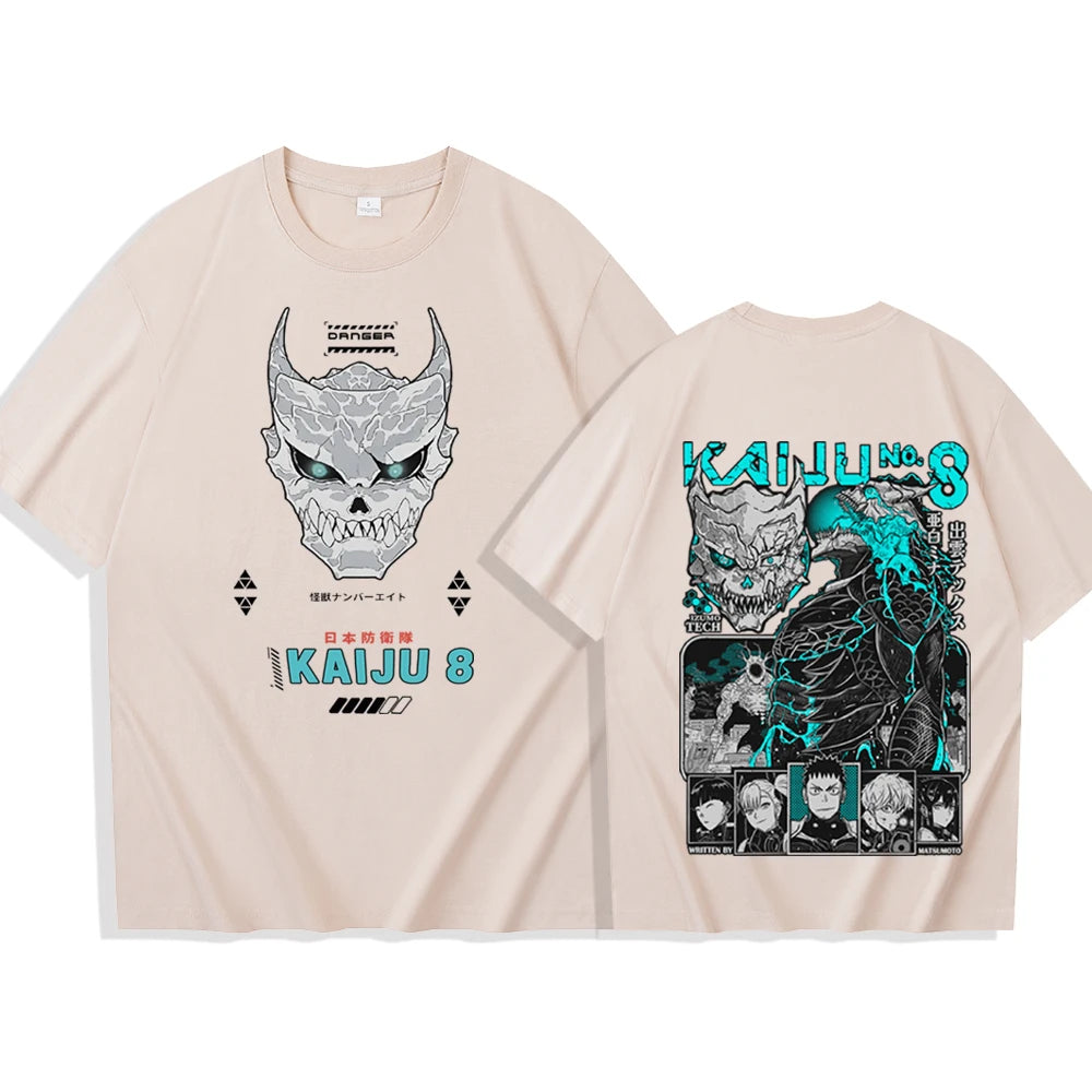 Kaiju No 8: T-shirt Harajuku O-neck Casual Shirt