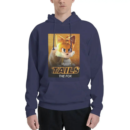 Sonic The Hedgehog : Tails The Fox  Hoodies Men's Women Casual Pullover Sweatshirts Harajuku Long Sleeve Hooded Autumn Winter