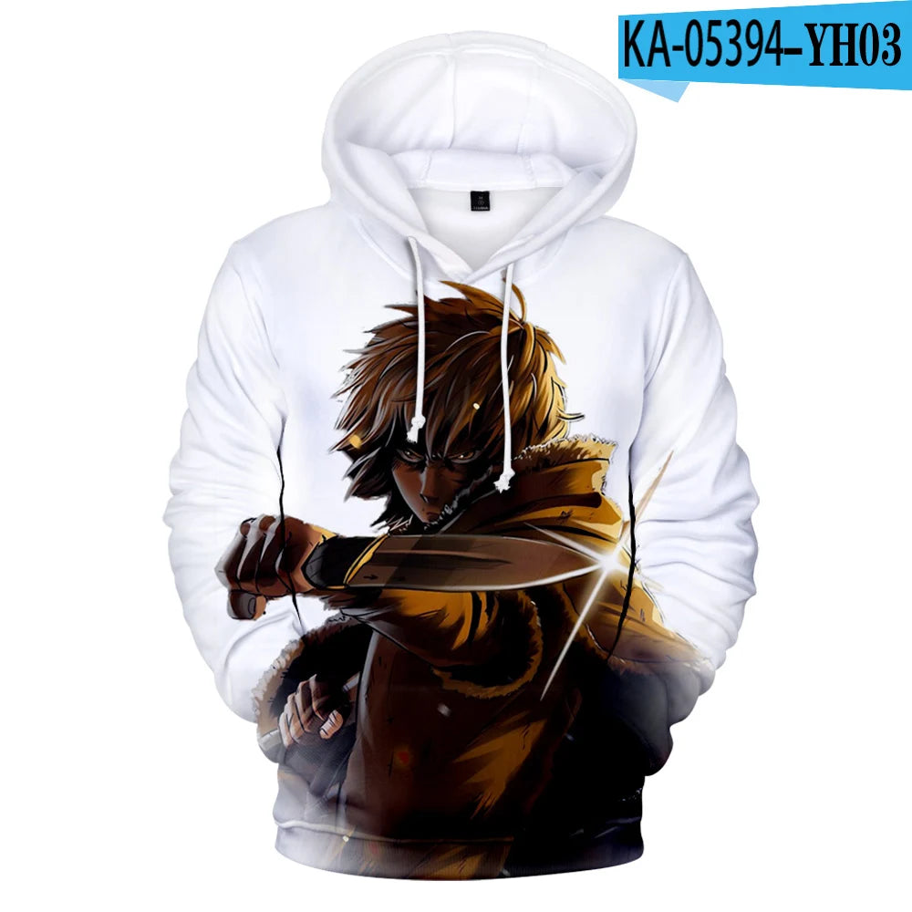 Anime Vinland: Saga Thorfinn Karlsefni 3D Print Oversized Women/Men Hoodie Sweatshirt Streetwear Hip Hop Pullover Hooded Jacket