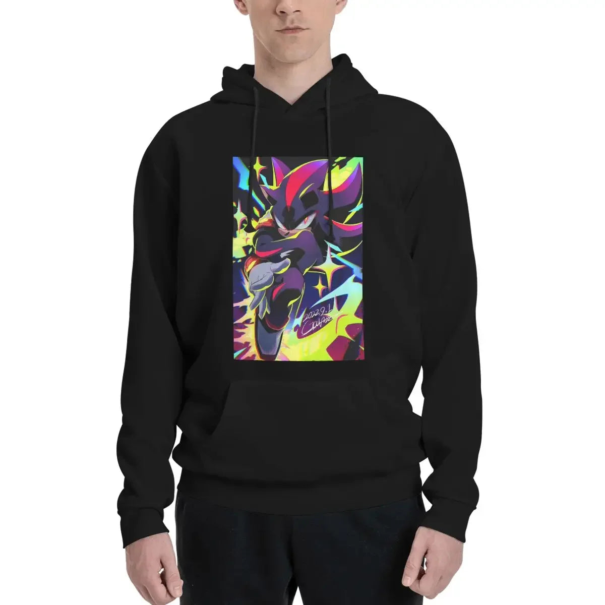 Sonic the Hedgehog: Shadow The Hedgehog Sonic The Hedgehog  Hoodies Men Women Casual Pullover Sweatshirt Harajuku Long Sleeve Hooded Autumn Winter