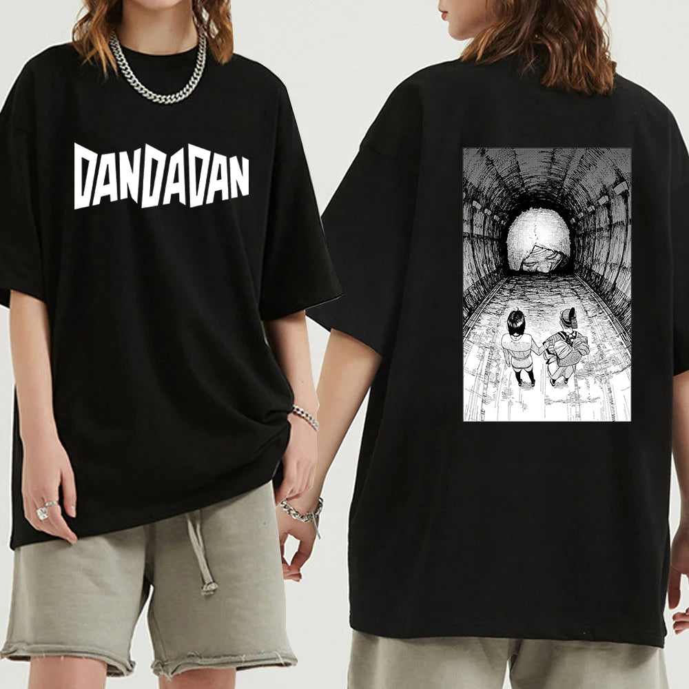 Dandadan: Takakura Ken T-shirts Japanese Characters Tshirts 100% Cotton High Quality T Shirts Sense Of Design