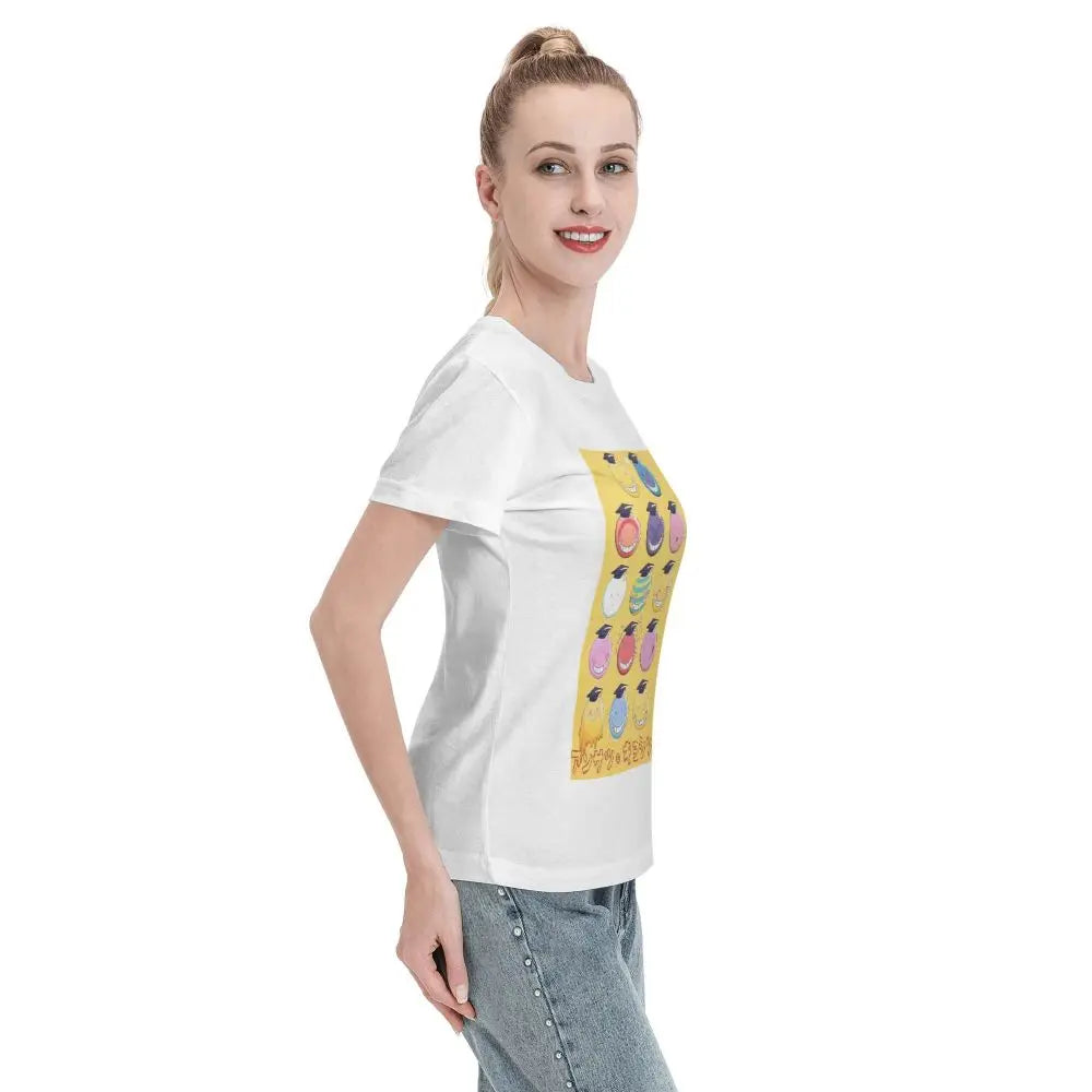 Assassination Classroom: Octopus Koro Sensei T-Shirt Women Short Sleeve T Shirts O-Neck Clothes Cotton Summer Tees Streetwear