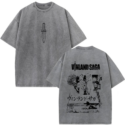 Vinland Saga: Manga Thorfinn Karlsefni T Shirt Men's Women Summer Fashion Casual O-Neck Oversized T-shirts
