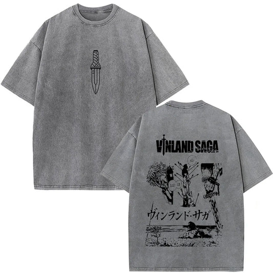 Vinland Saga: Manga Thorfinn Karlsefni T Shirt Men's Women Summer Fashion Casual O-Neck Oversized T-shirts