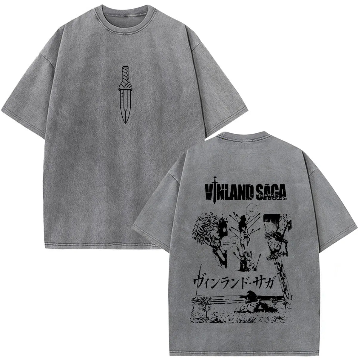 Vinland Saga: Manga Thorfinn Karlsefni T Shirt Men's Women Summer Fashion Casual O-Neck Oversized T-shirts