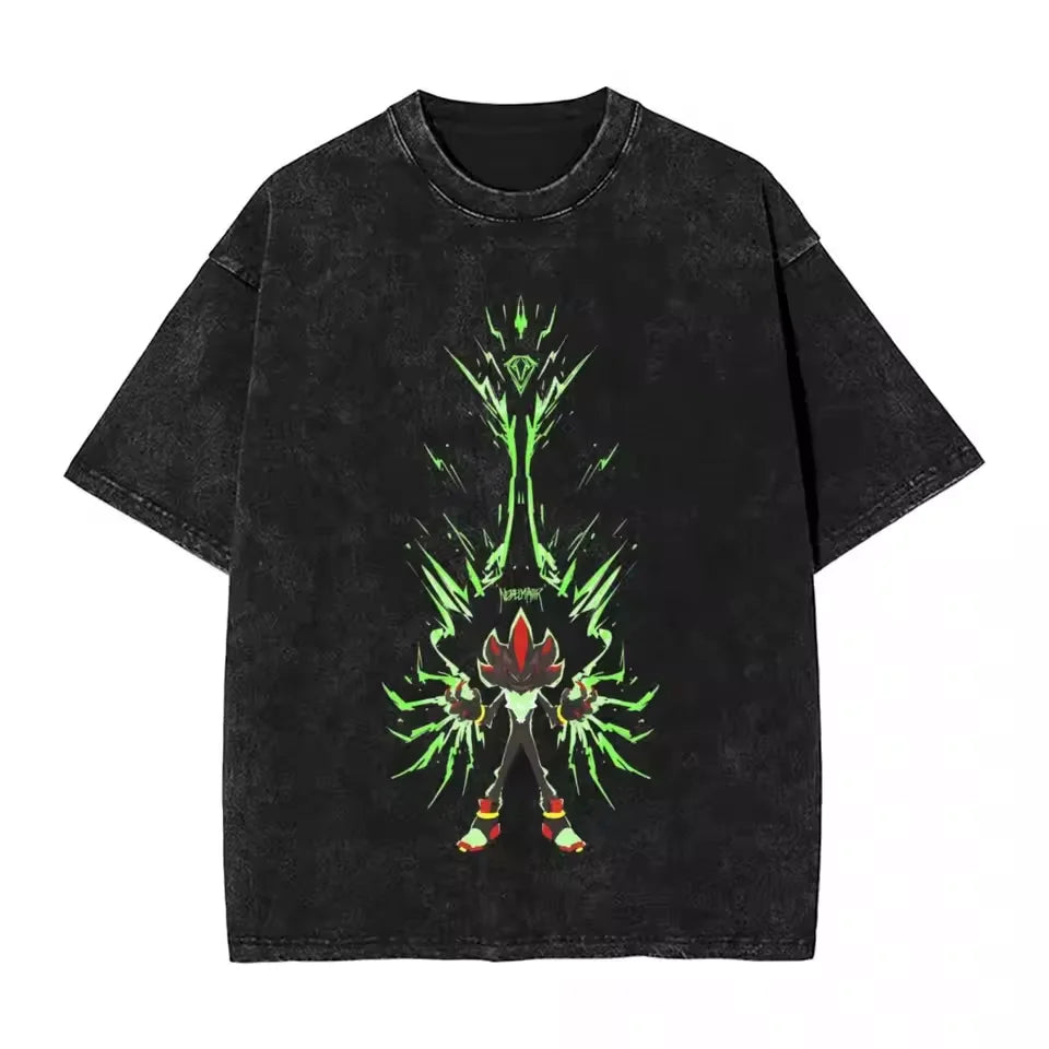 Sonic the Hedgehog: Shadow Cotton High Quality t shirt designer men t-shirts y2k streetwear manga unisex clothes