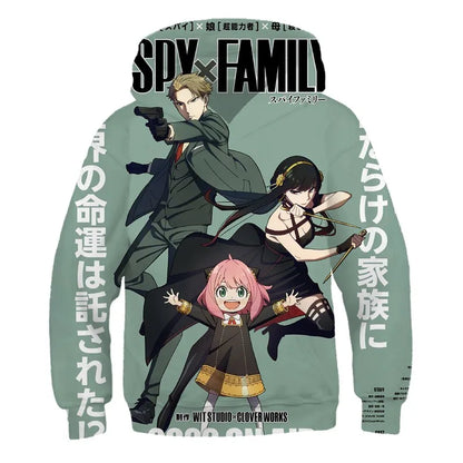 Spy x Family: (KIDS) Hoodies Sweatshirt Movie Style Spy Play House Pullover