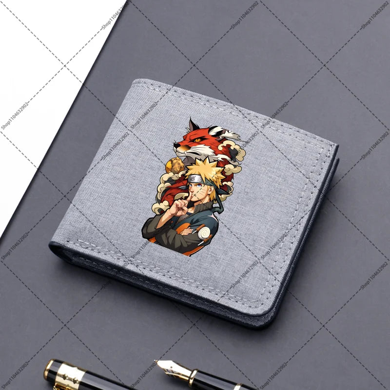 Naruto: Variotion Wallet Sasuke Sakura Cartoon Anime Pattern Portable Purses Boys Girls Cute Purse Women Creative Wallets Party Gifts