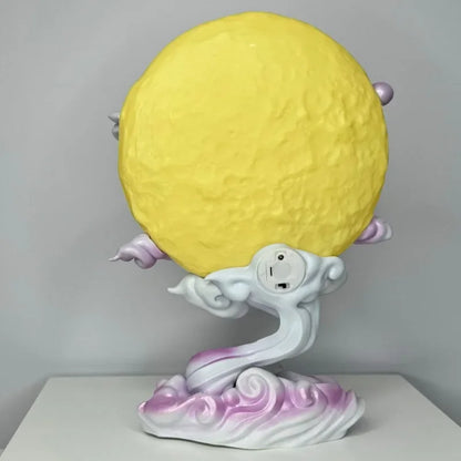 One Piece: Anime Figures Nika Sun God 5 Gear Luffy Flying To The Moon Model GK Statue Glowing Trendy Collectible Ornament Gifts