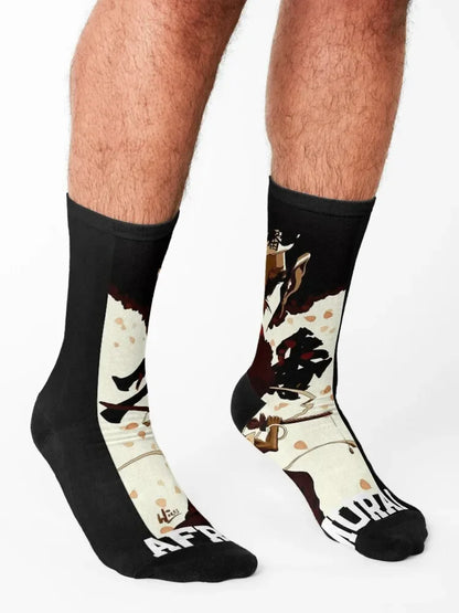 Afro Samurai: Classic Socks Rugby sports stock