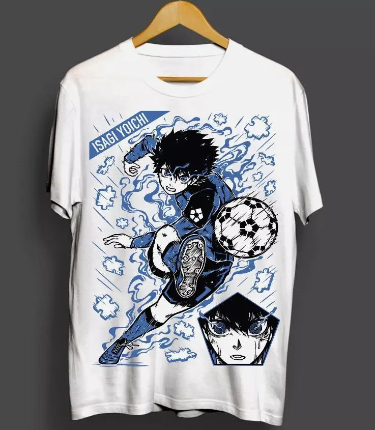 Blue Lock: Yoichi Isagi anime gift shirt,Meguru Bachira,Kunigami,Rin Itoshi,Nagi