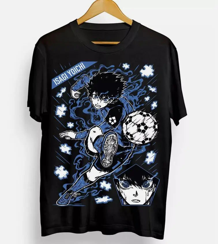 Blue Lock: Yoichi Isagi anime gift shirt,Meguru Bachira,Kunigami,Rin Itoshi,Nagi