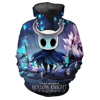 Hollow Knight: Game 3D Print Hoodies Men Women Casual Fashion Oversized Sweatshirts Hoodie Harajuku Pullovers Tracksuit Clothing