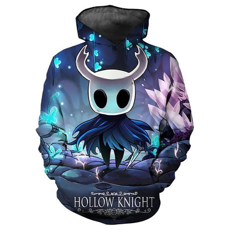 Hollow Knight: Game 3D Print Hoodies Men Women Casual Fashion Oversized Sweatshirts Hoodie Harajuku Pullovers Tracksuit Clothing
