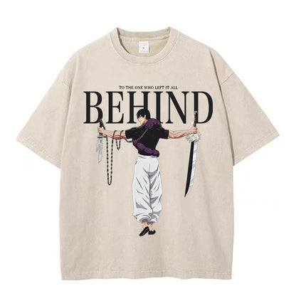 Jujutsu Kaisen: Fushiguro Toji Tshirts Gothic Harajuku Streetwear Summer