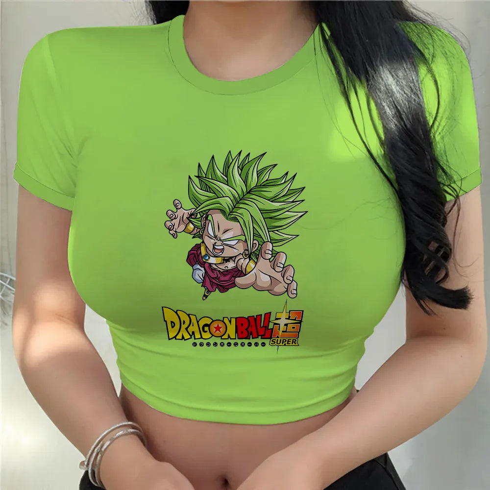 Dragon Ball: Super Saiyan Cute Crop Top