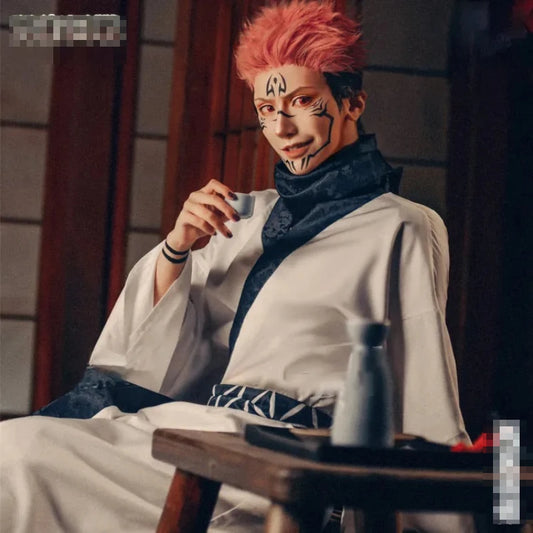 Jujutsu Kaisen: Ryomen Sukuna Cosplay Fancy Suit Outfit