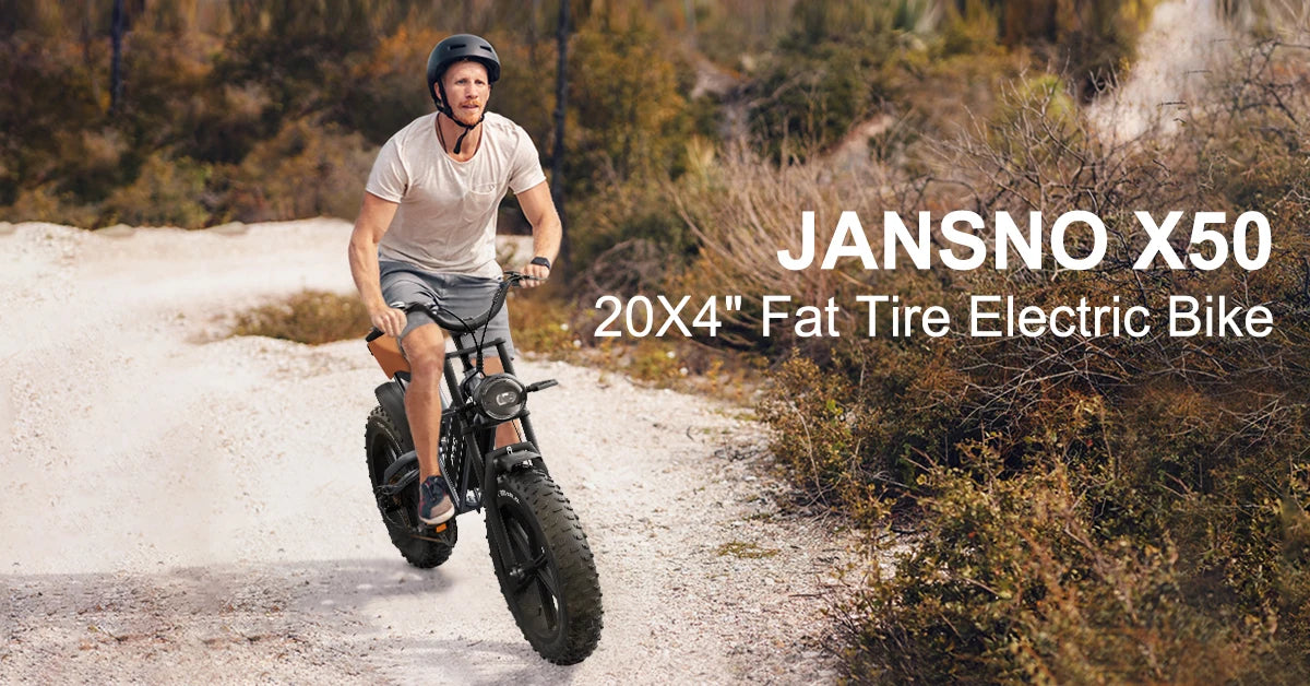 Yowamushi Pedal: Jansno x50 Adult Electric Bike 750W Motor EBicycle 48V 14AH 20 Inch Tire E-Bike Electric Mountain Bike Off-Road Motorcycle
