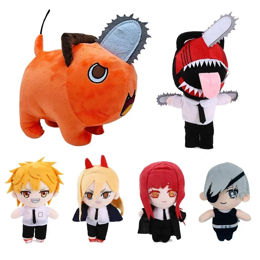 Chainsaw Man: Makima Angel Devil Denji Reze Power Hayakawa Aki Higashiyama Kobeni Pochita Plush Doll Cartoon Stuffed Toy