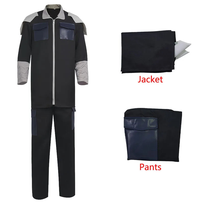 Kaiju No. 8: Hoshina Soshiro Cosplay Cosplay Costumes Jacket Pants Soshiro Hoshina Suit Wig Halloween Carnival Cos Adult Men
