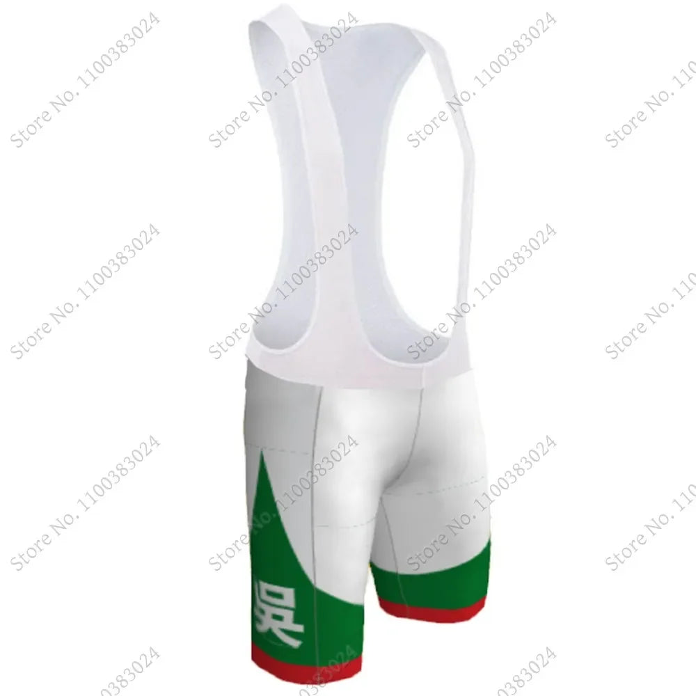 Yowamushi Pedal: Hiroshima Kureminami Tech Cycling Jersey Set Cartoon Anime Cycling Clothing Road Bike Shirt Suit Maillot