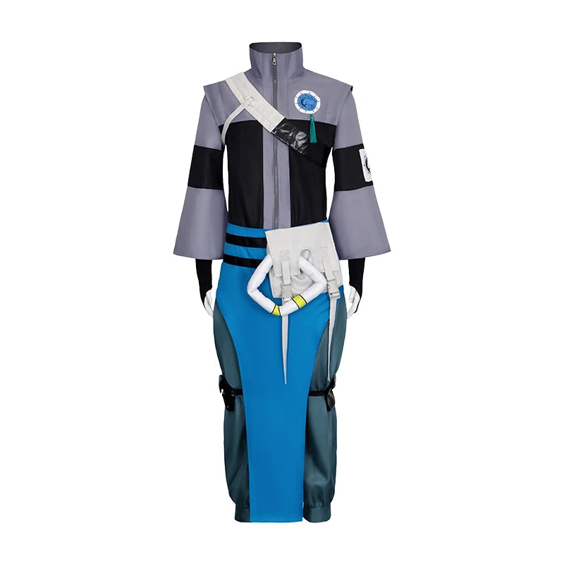 Gachiakuta: Zanka Nijiku Cosplay Costume Set Anime Style Battle Attire Disguise Role Playing Halloween Costume