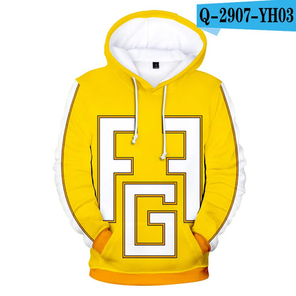 My Hero Academia: Midoriya Izuku All Might Cosplay Costume School Uniform Boku No Hero Academia 3D Print Mens Hoodies Sweatshirts