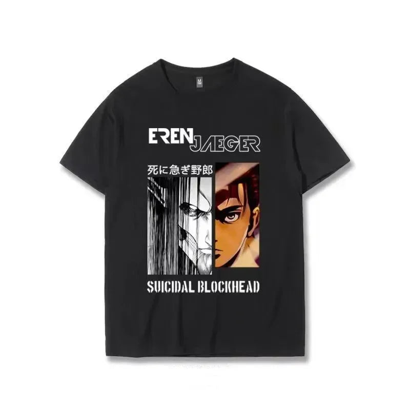 Attack on Titan:   T Shirt Scouting Legion Clothes Shingeki No Kyojin Tee Shirt Attack on Titan Giant Short-sleeve T-shir Men Women