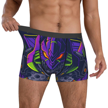Evangelion: Underwear Mecha Style Doomsday Animation Boxer Briefs Stretch Shorts Panties Underpants