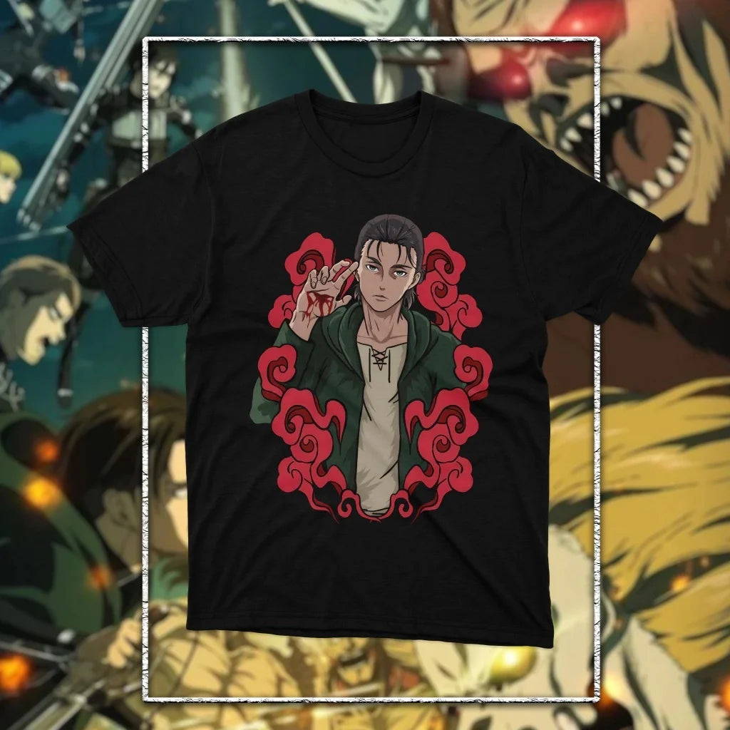 Attack on Titan: Graphic Printed T-shirt Men's and Women's T-shirt Men's Top Sports T-shirt 2026 Summer New