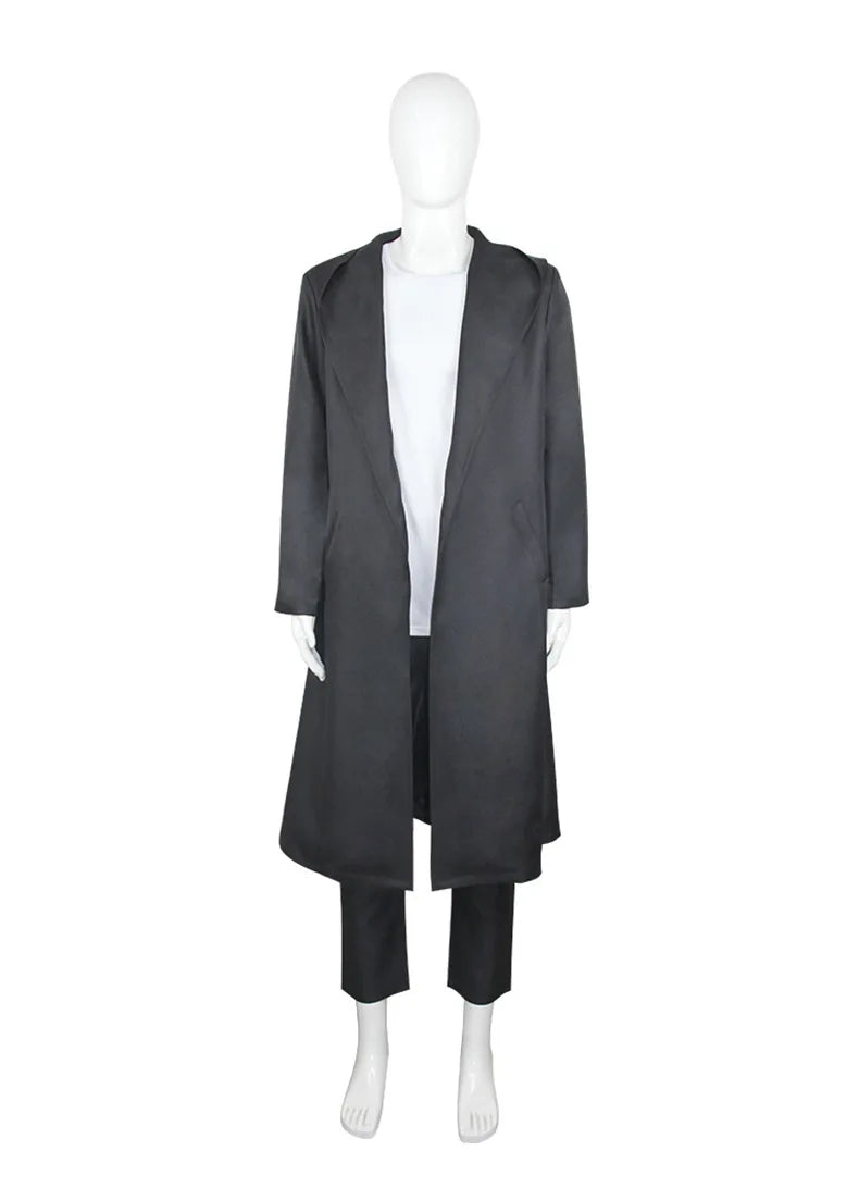 Solo Leveling: Seong Jin woo Cosplay Uniform Costume  Roleplay Coat Pants Outfits Halloween Carnival Party Disguise Suit