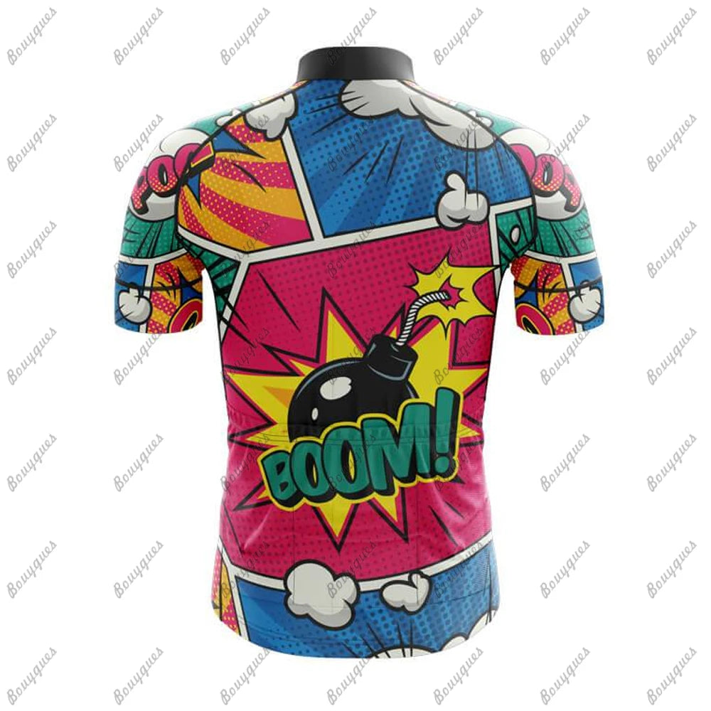 Yowamushi Pedal: Team Men Cycling Jersey MTB Maillot Bike Shirt Downhill Jersey High Quality Pro Team Tricota Mountain Bicycle Clothing